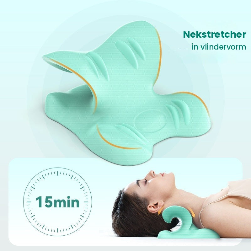 Easera nekstretcher in vlindervorm – 15 minuten per dag